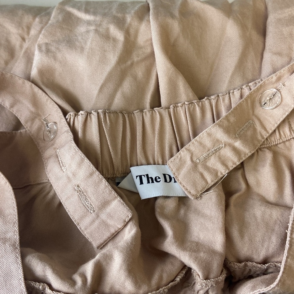 The Drop beige tiered flouncy ruffle hem maxi sun dress neutral spring summer - Picture 4 of 16